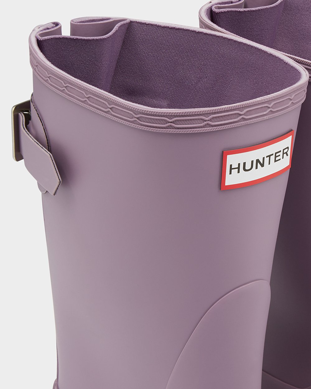 Galochas Curtas Hunter Feminina Roxo - Original Back Adjustable - 23YXQDHCN